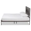 Jeanette Metal Platform Bed Black - Baxton Studio