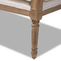 Clemence Upholstered Whitewashed Wood Sofa Loveseat Ivory/Oak - Baxton Studio 12 Clemence Upholstered Whitewashed Wood Sofa Loveseat Ivory/Oak - Baxton Studio -Baxton Studio GUEST 00d89efc 3a10 4868 ab3f 5ddc162dccd3