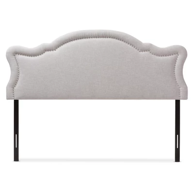 Queen Avery Modern And Contemporary Fabric Headboard Gray - Baxton Studio 1 Queen Avery Modern And Contemporary Fabric Headboard Gray - Baxton Studio