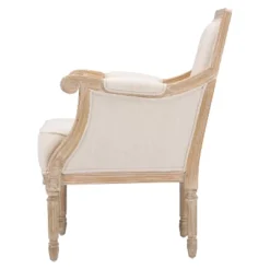 Chavanon Wood & Linen Traditional French Accent Chair Light Beige - Baxton Studio 6 Chavanon Wood & Linen Traditional French Accent Chair Light Beige - Baxton Studio -Baxton Studio GUEST 024effc9 2762 404d af48 23c01f3274e2