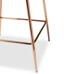 2pc Lander Velvet Fabric Upholstered Metal Counter Stool Set - Baxton Studio 14 2pc Lander Velvet Fabric Upholstered Metal Counter Stool Set - Baxton Studio -Baxton Studio GUEST 032fcc06 30b8 47d4 99f1 b78f1323ccec