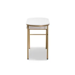 Mabel Metal Console Table With Faux Marble Tabletop Gold - Baxton Studio 9 Mabel Metal Console Table With Faux Marble Tabletop Gold - Baxton Studio -Baxton Studio GUEST 03bf758a 0e86 426a a85b 104f1234fd9c