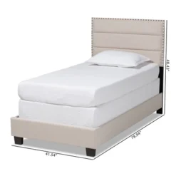 Ansa Upholstered Bed - Baxton Studio 13 Ansa Upholstered Bed - Baxton Studio -Baxton Studio GUEST 0503064e e420 457c 9807 8d558b1d6ec9