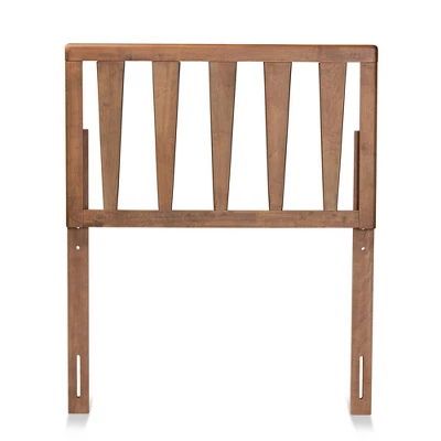 Duncan Wood Headboard Walnut - Baxton Studio 1 Duncan Wood Headboard Walnut - Baxton Studio