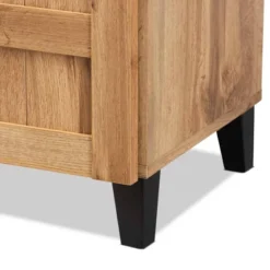 Glidden Wood 1 Drawer Shoe Storage Cabinet Oak Brown - Baxton Studio 15 Glidden Wood 1 Drawer Shoe Storage Cabinet Oak Brown - Baxton Studio -Baxton Studio GUEST 0757acec c9ee 4c13 954d c04908b37a06