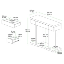 Otis Wood 3 Drawer Console Table Oak Brown - Baxton Studio 12 Otis Wood 3 Drawer Console Table Oak Brown - Baxton Studio -Baxton Studio GUEST 087f4d99 cf8f 4eb6 ad96 7b1d80236aac