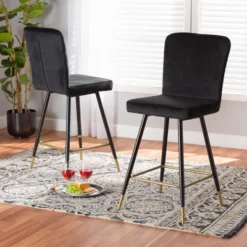 2pc Preston Two-Tone And Metal Bar Stool Set - Baxton Studio 13 2pc Preston Two-Tone And Metal Bar Stool Set - Baxton Studio -Baxton Studio GUEST 0984b3c0 8d74 46cc 9587 a777e126bcc6