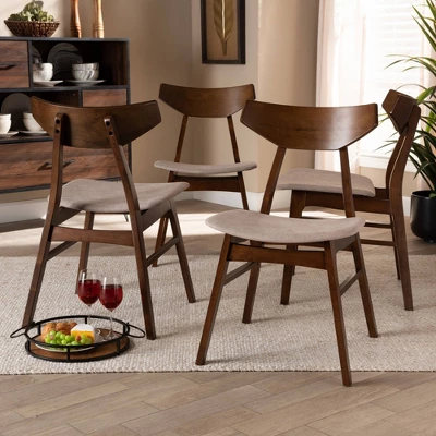 Set Of 4 Danica Dining Chair - Baxton Studio 3 Set Of 4 Danica Dining Chair - Baxton Studio - Image 3