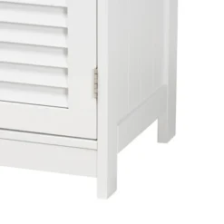 Rivera Wood And Metal 2 Door Bathroom Storage Cabinet White/Silver - Baxton Studio 13 Rivera Wood And Metal 2 Door Bathroom Storage Cabinet White/Silver - Baxton Studio -Baxton Studio GUEST 0c15fff8 7c85 4ea5 8680 f562e3c6a723
