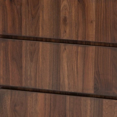 Neil Wood And Metal Dining Room Buffet Brown/Black - Baxton Studio 4 Neil Wood And Metal Dining Room Buffet Brown/Black - Baxton Studio - Image 4