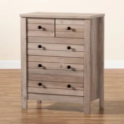 Derek Natural Wood 5 Drawer Chest Brown - Baxton Studio 14 Derek Natural Wood 5 Drawer Chest Brown - Baxton Studio -Baxton Studio GUEST 0cb61e63 4a40 4d29 9525 10e4d7dd3b6b