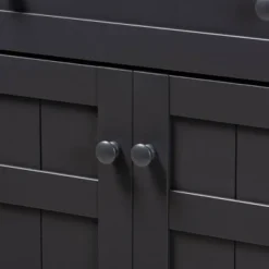 Shelf Wood Shoe Storage Cabinet With Drawer Glidden Finished Black - Baxton Studio 14 Shelf Wood Shoe Storage Cabinet With Drawer Glidden Finished Black - Baxton Studio -Baxton Studio GUEST 0cc1ac2b 4800 42ea adca 16eceb3b2890