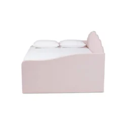 Queen Timila Velvet Fabric Upholstered Daybed With Trundle Light Pink - Baxton Studio 14 Queen Timila Velvet Fabric Upholstered Daybed With Trundle Light Pink - Baxton Studio -Baxton Studio GUEST 0d09f025 4218 463a 8f55 1adfe1db0a67