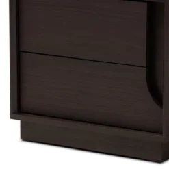 Larsine Finished 2 Drawer Nightstand Brown - Baxton Studio 14 Larsine Finished 2 Drawer Nightstand Brown - Baxton Studio -Baxton Studio GUEST 0d516159 5136 4f21 a738 2f171fd66701