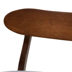 Ulyana Fabric And Wood Counter Stool - Baxton Studio -Baxton Studio GUEST 0d9c9067 1961 4fef 92c9 2da550e494b5