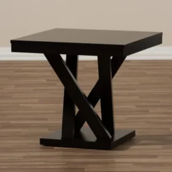 Everdon Modern End Table Dark Brown - Baxton Studio 11 Everdon Modern End Table Dark Brown - Baxton Studio -Baxton Studio GUEST 0ed30172 6aad 4281 ad7d bb0e041ab444