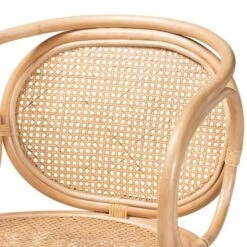 Baxton Studio Bali & Pari Palesa Modern Bohemian Rattan Dining Chair -Baxton Studio GUEST 0fe0b447 f919 49a7 8fd9 2b6b5cc47435
