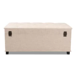 Kyra Fabric Upholstered Storage Trunk Ottoman - Baxton Studio 15 Kyra Fabric Upholstered Storage Trunk Ottoman - Baxton Studio -Baxton Studio GUEST 115da2f6 b8a3 4f81 8dc8 9b1382b8f087