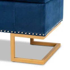 Ellery Velvet Fabric Upholstered Ottoman - Baxton Studio 15 Ellery Velvet Fabric Upholstered Ottoman - Baxton Studio -Baxton Studio GUEST 120a786f 8e3d 4879 b57b 8c6fda3db4d5