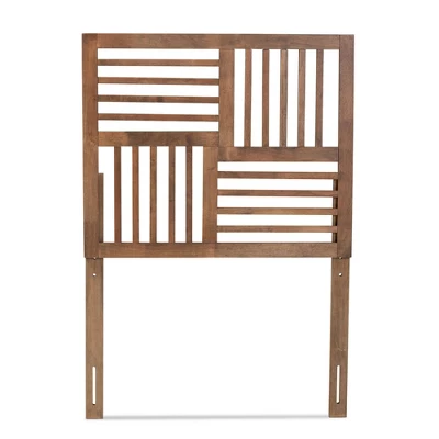 Adler Wood Headboard Walnut - Baxton Studio 1 Adler Wood Headboard Walnut - Baxton Studio