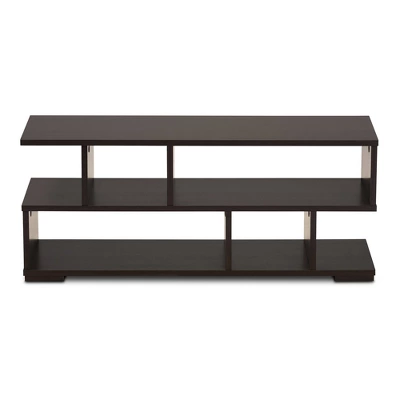Arne Wood TV Stand For TVs Up To 32" Dark Brown - Baxton Studio 1 Arne Wood TV Stand For TVs Up To 32" Dark Brown - Baxton Studio