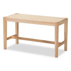 Danyl Wood Rattan Accent Bench Oak Brown - Baxton Studio 11 Danyl Wood Rattan Accent Bench Oak Brown - Baxton Studio -Baxton Studio GUEST 15a1d000 596b 4dc6 8c73 3c73cac31416