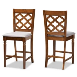2pc Ramiro Wood Counter Height Barstools - Baxton Studio 15 2pc Ramiro Wood Counter Height Barstools - Baxton Studio -Baxton Studio GUEST 15ecf437 87c0 45c7 8d0a 8905718285e5