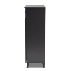 Shelf Wood Shoe Storage Cabinet With Drawer Glidden Finished Black - Baxton Studio 15 Shelf Wood Shoe Storage Cabinet With Drawer Glidden Finished Black - Baxton Studio -Baxton Studio GUEST 17e57c34 f5c3 4237 a581 18846d71ad4c