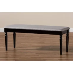 Giovanni Fabric Upholstered And Wood Dining Bench - Baxton Studio 11 Giovanni Fabric Upholstered And Wood Dining Bench - Baxton Studio -Baxton Studio GUEST 18c80b8e c297 44f6 9348 107c70702f0d