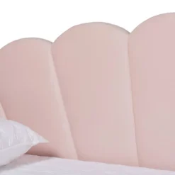 Queen Timila Velvet Fabric Upholstered Daybed Light Pink - Baxton Studio 11 Queen Timila Velvet Fabric Upholstered Daybed Light Pink - Baxton Studio -Baxton Studio GUEST 19b49e95 f9d8 4106 85ea 4b850b700841