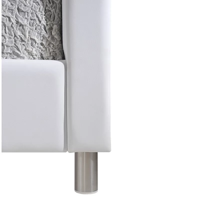 King Carlotta Modern Bed With Upholstered Headboard - Baxton Studio 1 King Carlotta Modern Bed With Upholstered Headboard - Baxton Studio