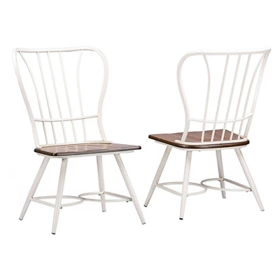 Longford Industrial Dining Chair (Set Of 2) - Baxton Studio 4 Longford Industrial Dining Chair (Set Of 2) - Baxton Studio - Image 4