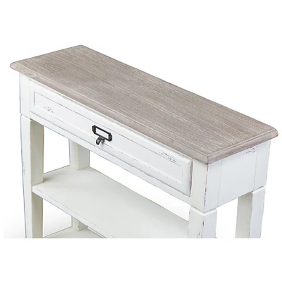 Dauphine Traditional French Accent Console Table 1 Drawer - Baxton Studio 2 Dauphine Traditional French Accent Console Table 1 Drawer - Baxton Studio - Image 2