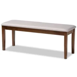 Teresa Fabric Upholstered And Wood Dining Bench - Baxton Studio 14 Teresa Fabric Upholstered And Wood Dining Bench - Baxton Studio -Baxton Studio GUEST 1e684b51 e874 4302 8f09 d5bd38f3820d
