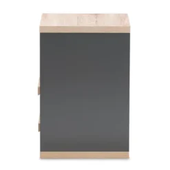 Pandora Modern And Contemporary Two-Tone 2 Drawer Nightstand Dark Gray - Baxton Studio 11 Pandora Modern And Contemporary Two-Tone 2 Drawer Nightstand Dark Gray - Baxton Studio -Baxton Studio GUEST 2280bb2d 6b9c 4eb4 9595 fdff5d6c0c6f