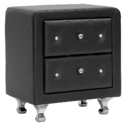 Stella Crystal Modern Nightstand - Baxton Studio -Baxton Studio GUEST 2391c101 2661 4e6c 9652 287cab0017dd