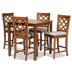 5pc Ramiro Wood Pub Set - Baxton Studio 19 5pc Ramiro Wood Pub Set - Baxton Studio -Baxton Studio GUEST 23dc914b 41ed 4341 bcbd 60514993ea61