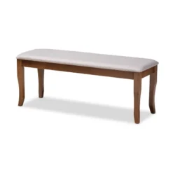 Cornelie Fabric Upholstered Wood Dining Bench - Baxton Studio 15 Cornelie Fabric Upholstered Wood Dining Bench - Baxton Studio -Baxton Studio GUEST 23f91829 a33f 4a81 880f 02367c52e03a