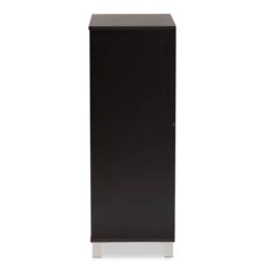 2 Door Ernest Brown Wood Shoe Storage Cabinet Dark Brown - Baxton Studio 10 2 Door Ernest Brown Wood Shoe Storage Cabinet Dark Brown - Baxton Studio -Baxton Studio GUEST 24b42745 8ad7 4998 b4cf 64f183981358