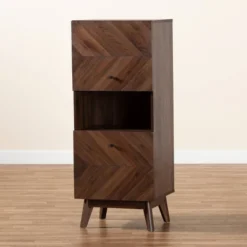 Hartman Wood Storage Cabinet Walnut Brown - Baxton Studio -Baxton Studio GUEST 27643ccc 1a0c 4173 9390 4e0e713445b1