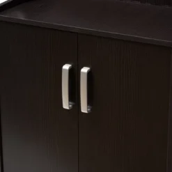 Verdell Modern And Contemporary Finished Shoe Cabinet Dark Brown - Baxton Studio 12 Verdell Modern And Contemporary Finished Shoe Cabinet Dark Brown - Baxton Studio -Baxton Studio GUEST 28e8fc9d 8c06 4fb8 ba10 71dff4692576