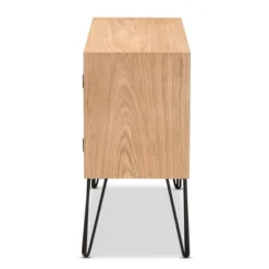 Denali Wood And Metal Storage Cabinet Brown/Black - Baxton Studio 9 Denali Wood And Metal Storage Cabinet Brown/Black - Baxton Studio -Baxton Studio GUEST 28f6a6e0 a267 464a a574 ac4213509273