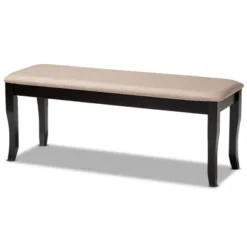 Cornelie Fabric Upholstered Wood Dining Bench - Baxton Studio 14 Cornelie Fabric Upholstered Wood Dining Bench - Baxton Studio -Baxton Studio GUEST 2a8ceb0b 0c3e 4c22 9f63 45ffb947d988