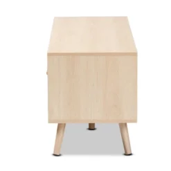 Sebille Wood With Natural Rattan 2 Door TV Stand For TVs Up To 45" Light Brown - Baxton Studio 11 Sebille Wood With Natural Rattan 2 Door TV Stand For TVs Up To 45" Light Brown - Baxton Studio -Baxton Studio GUEST 2be22482 d9c5 4d37 860f 34d6633a748a