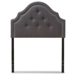 Cora Modern And Contemporary Fabric Upholstered Headboard - Twin - Baxton Studio