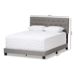 Cassandra Modern And Contemporary Fabric Upholstered Bed - Baxton Studio 11 Cassandra Modern And Contemporary Fabric Upholstered Bed - Baxton Studio -Baxton Studio GUEST 2d987f13 7132 450d b048 20d4c108b284