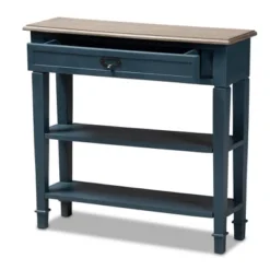 Dauphine Spruce Finished Wood Accent Console Table Blue - Baxton Studio 17 Dauphine Spruce Finished Wood Accent Console Table Blue - Baxton Studio -Baxton Studio GUEST 2e3b0ed3 a3e2 40a9 8a8c b425500cb7c6