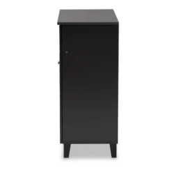 Shelf Wood Shoe Storage Cabinet With Drawer Coolidge Finished Dark Gray - Baxton Studio 11 Shelf Wood Shoe Storage Cabinet With Drawer Coolidge Finished Dark Gray - Baxton Studio -Baxton Studio GUEST 2e3cf180 5cee 4cc5 9c17 cfcd02d8b8fc