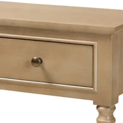 3 Drawer Calvin Wood Entryway Console Table - Baxton Studio -Baxton Studio GUEST 2ec27919 1ea0 4384 ae7e 8c2c3fce7300