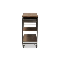 2 Drawer Grant Vintage Rustic Industrial Wood And Metal Kitchen Cart Brown/Black - Baxton Studio 10 2 Drawer Grant Vintage Rustic Industrial Wood And Metal Kitchen Cart Brown/Black - Baxton Studio -Baxton Studio GUEST 3098acf6 3ba1 4bcf a9c9 e6bba7fcf0a6